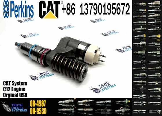 Excavator Parts Diesel C12 Engine Injector 208-9160 0R-9595 1OR-1814 OR-4987 161-1785 New Stainless Steel Injector for Excavator