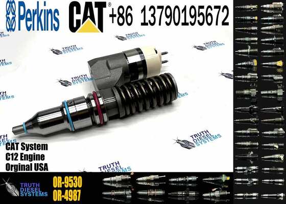 Excavator Parts Diesel C12 Engine Injector 208-9160 0R-9595 1OR-1814 OR-4987 161-1785 OR-9530 New Stainless Steel Injector for Excavator