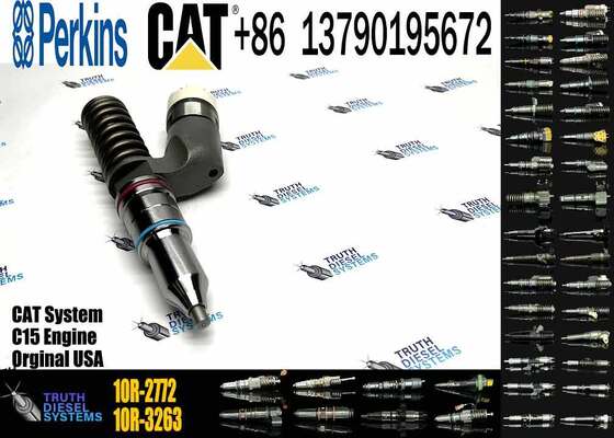 Excavator Injector 2530618 253-0618 10R2772 10R-2772 for C18 Engine Parts Diesel Nozzle Assembly