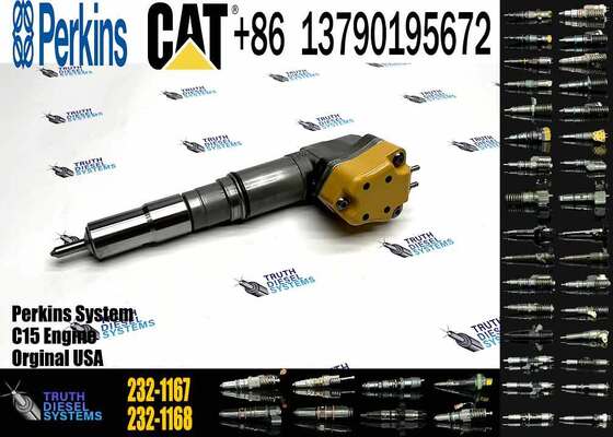 Diesel Fuel Injector 153-5938 232-1168 156-3895 204-2467 232-1167 173-4059 for Cater-pillar CAT Engine 3412E 3412 Tractor