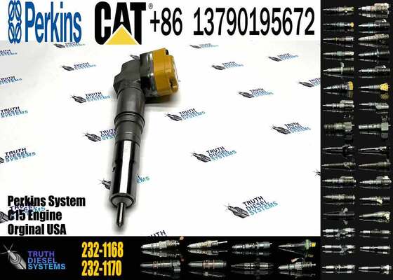 Diesel Fuel Injector 153-5938 232-1168 156-3895 204-2467 232-1167 173-4059 for Cater-pillar CAT Engine 3412E 3412 Tractor