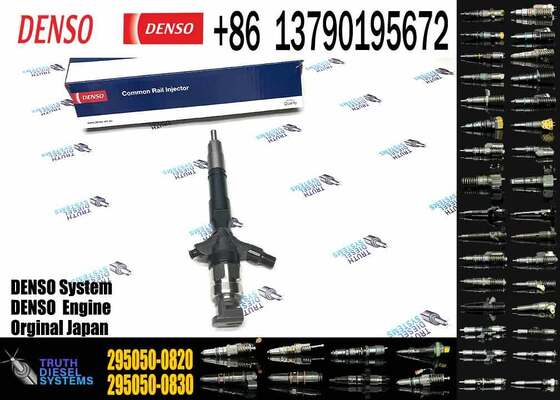 New Diesel Fuel Injector 295050-0820 2950500820 23670-39385 23670-30380 for Toyota Dyna 1KD