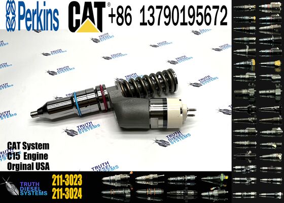 Common Rail Diesel Fuel Injector 211-3023 10R-8501 2113023 10R8501 for Ccaterpillar CAT C15 C16 3406E Diesel Engine