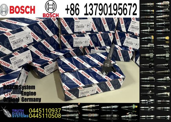 Qualidade Injetores de combustível 0445110938 0445110937 Injetor de combustível Compatível com motor Fiat FIORINO 1.3 16V JTD fábrica